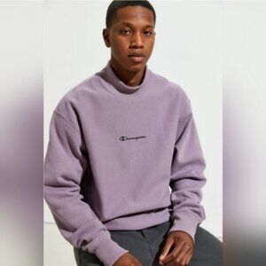 Champion UO Exclusive Script Logo Mock Neck Sweatshirt M